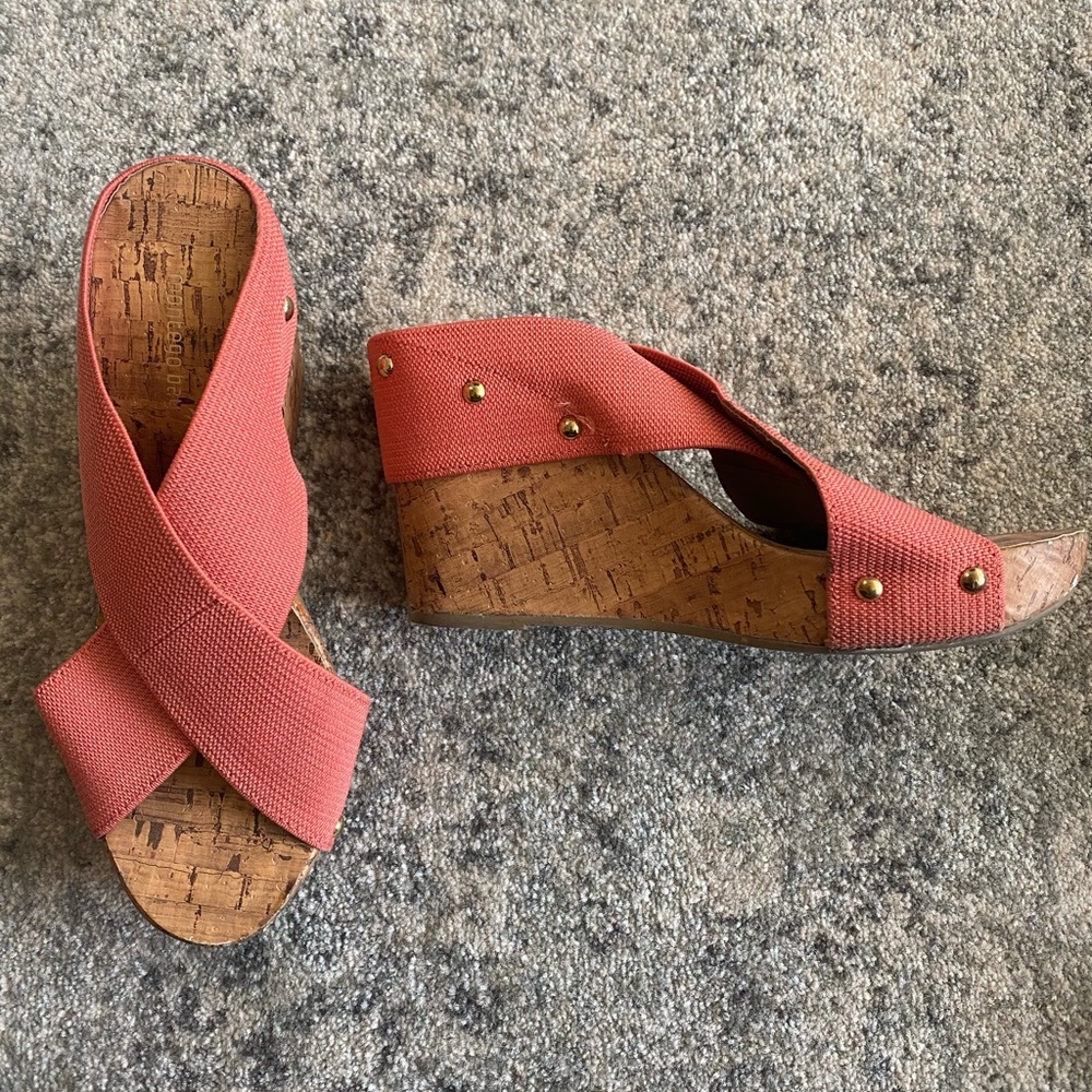 8.5 Montego Bay Wedge Sandals | Lightly Worn